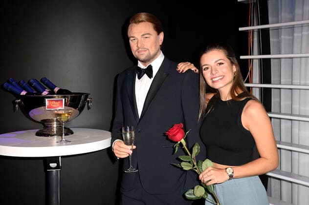 Maxime Herbord at the unveiling of the wax figure of Leonardo DiCaprio at Madame Tussauds Berlin, 31 08 2021 Foto:xF.xKernx xFuturexImage
