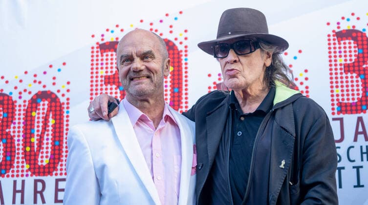 Anniversary Gala 30 years SchmidtÂ s Tivoli on the Reeperbahn in Hamburg Red carpet Corny Littmann with Udo Lindenberg Anniversary Gala 30 years SchmidtÂ s Tivoli on the Reeperbahn in Hamburg Red carpet Corny Littmann with Udo Lindenberg, Hamburg Hamburg Germany Schmidts Tivoli