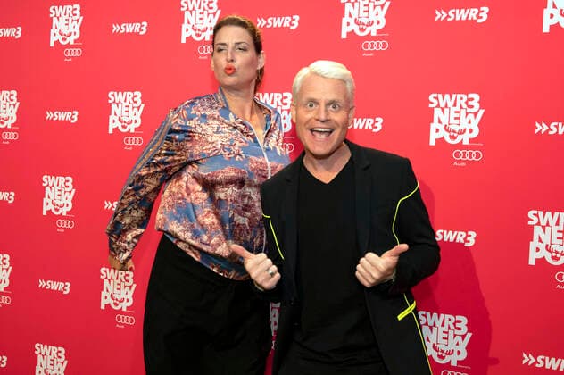 Elena Uhlig and Guido Cantz at the recording of the TV show SWR3 New Pop Festival Das Special at the Festspielhaus Baden Baden, 18 09 2021 Foto:xR.xSchmiegeltx xFuturexImage