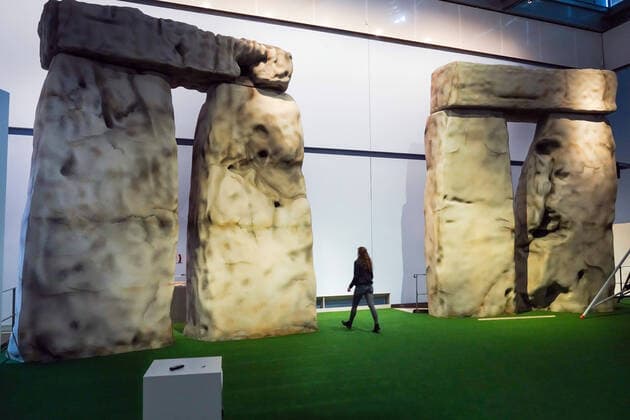 The exhibition Stonehenge in Herne starts on Thursday 23 09 2021 in the LWL Muse Copyright: epd-bild FriedrichxStark EDITORIAL USE ONLY