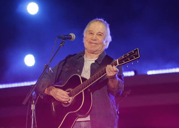 Paul Simon performs at Global Citizen Live in New York City on Saturday, September 25, 2021. Global Citizen Live is a 24-hour global event starting on September 25 to unite the world to defend the planet and defeat poverty.  NYP20210925198 JOHNxANGELILLO