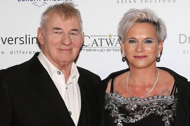 Heinz Hoenig with wife Annika Kärsten Hoenig at the opening of the new Asian Soulfood Sushi Restaurant Miyo in the Europa Passage Hamburg, 29 09 2021 Foto:xH.xHartmannx xFuturexImage