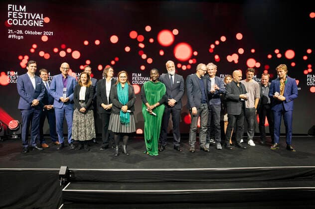 The award winners and laudators at the Film Festival Cologne Awards 2021 at the 31 Film Festival Cologne 2021 at the E Werk Cologne, 28 10 2021 Foto:xR.xSchmiegeltx xFuturexImage