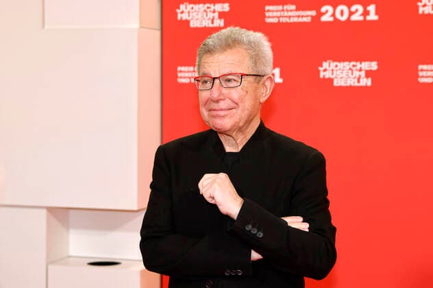 Daniel Libeskind at the presentation of the Prize for Understanding and Tolerance in the Glass Courtyard of the Jewish Museum Berlin, 13 11 2021 Foto:xJ.xMWx xFuturexImage
