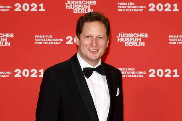 Georg Friedrich Ferdinand Prince of Prussia at the award ceremony for understanding and tolerance in the Glass Courtyard of the Jewish Museum Berlin, 13 11 2021 Foto:xJ.xMWx xFuturexImage