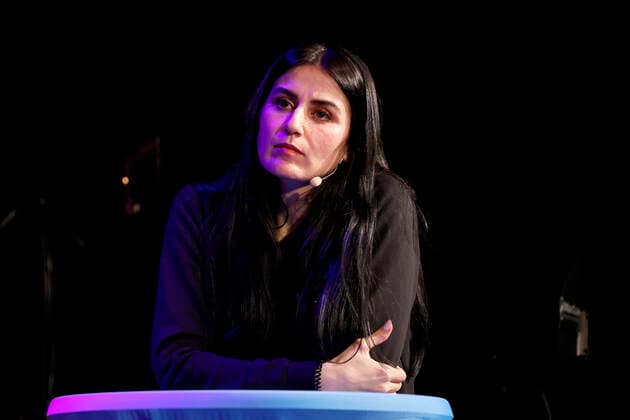 Karosh Taha at the Long Night on Diversity in German-Language Literature at Gloria Cologne, 15 11 2021 Foto:xC.xHardtx xFuturexImage