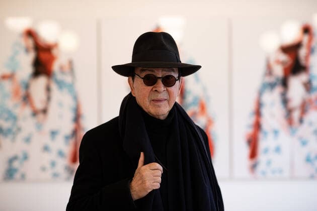28 11 2021 Neuss In a major retrospective, the art initiative Wurzeln und Flügel e V presents more than 50 works by the Düsseldorf multimedia artist Kanjo Také at Schloss Reuschenberg in the exhibition Intangible World Neuss Schloss Reuschenberg North Rhine-Westphalia Germany