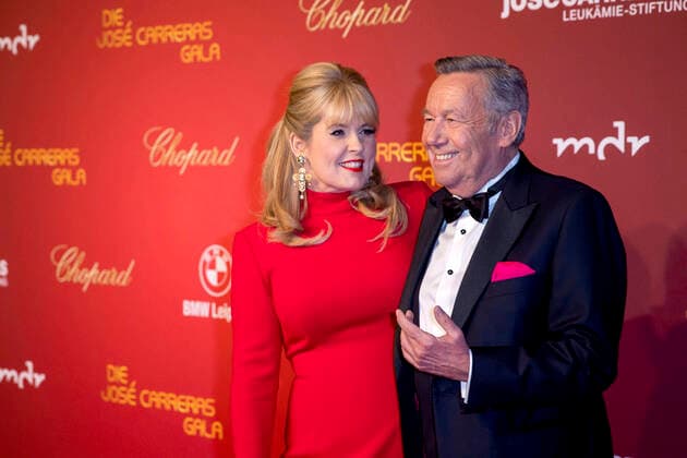 Maite Kelly and Roland Kaiser at the 27 JosÃ Carreras Gala in the Media City Leipzig Leipzig, 16 12 2021 Foto:xM.xKremerx xFuturexImage
