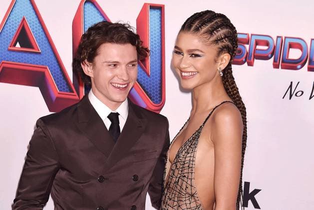 Tom Holland and Zendaya at Spider Man No Way Home movie premiere on 13 12 2021 in Los Angeles Spider Man No Way Home movie premiere in Los Angeles