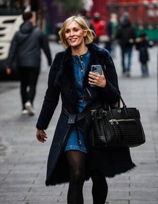 December 22, 2021, London, United Kingdom: Jenni Falconer seen departing her Smooth FM show at the Global Radio Studios. London United Kingdom - ZUMAs197 20211222_zaa_s197_028 Copyright: xBrettxCovex