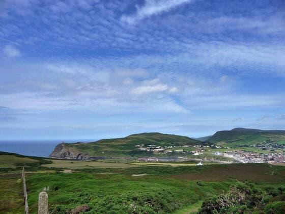 Bradda Head and Port Erin on the Isle of Man, 22.09.2021, Copyright: xJens-Schadex Panthermedia23262551