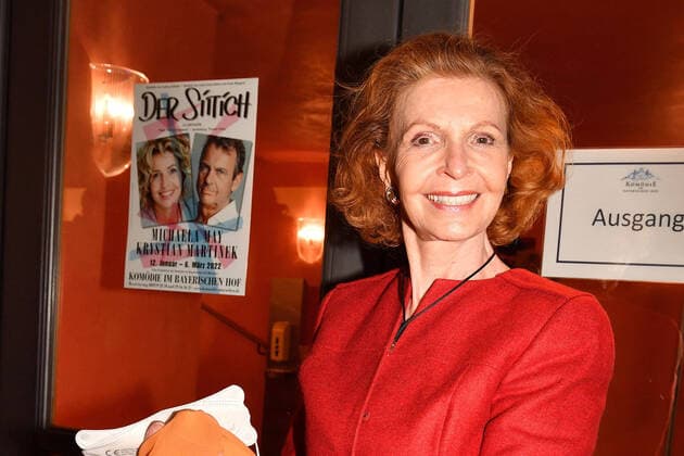 Jutta Kammann at the Der Sittich theater premiere on 12 01 2022 at the Komoedie Bayerischer Hof in Munich Der Sittich theater premiere in Munich