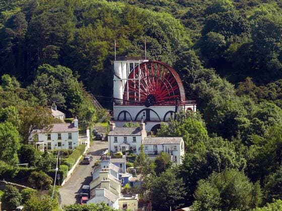 giant water wheel lady isabel in laxey on the isle of man, 26.09.2021, Copyright: xJens-Schade-Comx Panthermedia24256954