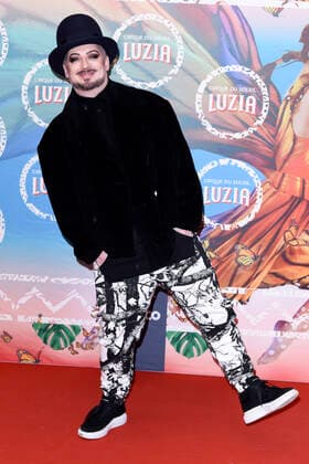 Boy George at the premiere of the show Cirque du Soleil Luzia at the Royal Albert Hall London, 13 01 2022 Foto:xS.xVasx xFuturexImage