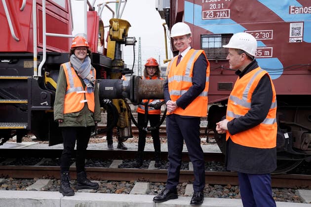 Digital Automatic Coupling in German Rail Freight Transport Current, 19 01 2022, Berlin, Dr Volker Wissing Federal Minister for Digital Affairs and Transport