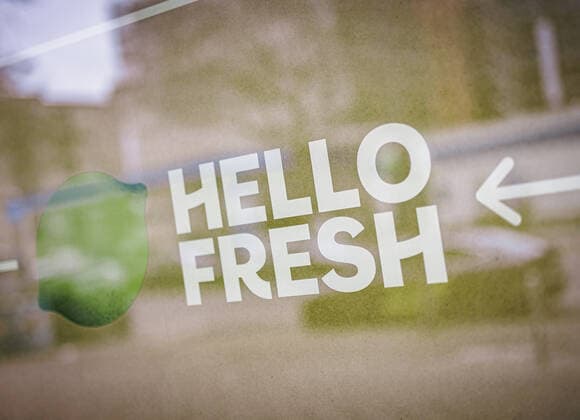 The lettering of the company Hello Fresh at their location in Berlin 04 02 2022 Berlin Germany Copyright: xFelixxZahn photothek.netx