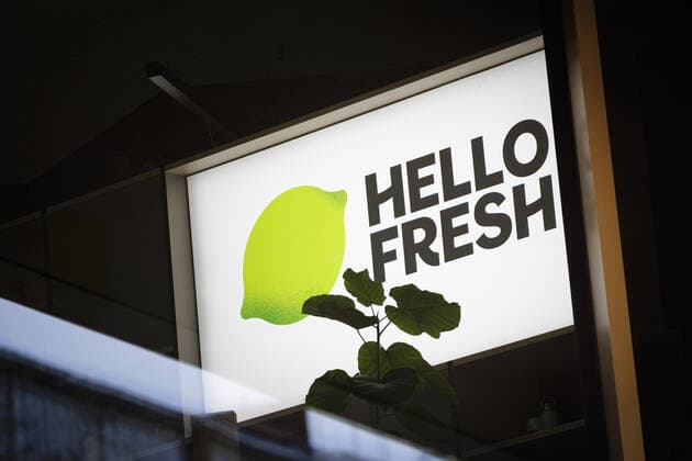 The lettering of the company Hello Fresh at their location in Berlin 04 02 2022 Berlin Germany Copyright: xFelixxZahn photothek.netx
