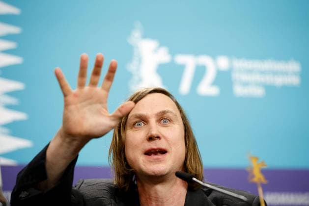 Lars Eidinger, the actor at the press conference for the feature film A Propos De Joan About Joan at the 72 Berlinale International Film Festival on 15 02 2022 in Berlin A Propos De Joan Photo Call in Berlin