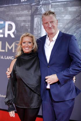 Claudia Kleinert with Michael Souvignier Premier from Mackie Knives Brecht s Threepenny Movie on 10 September 2018 at Zoo Palace in Berlin Copyright: xVISTAPRESSx xG.xChlebarov
