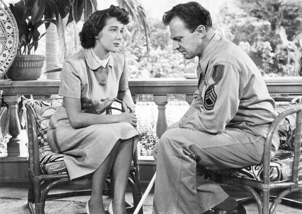 July 20, 2020, USA: Julie Adams, Arthur Kennedy, on-set of the Film, Bright Victory , Universal Pictures, 1951 USA - ZUMAg145 20200720_zza_g145_001 Copyright: xJtxVintagex