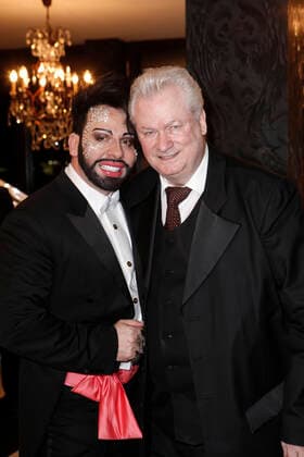 Harald Glööckler with Dieter Schroth Anniversary celebration 25 Years Pompöös from Harald Glööckler on 6 December 2012 in Berlin Copyright: xVISTAPRESS G.xChlebarov