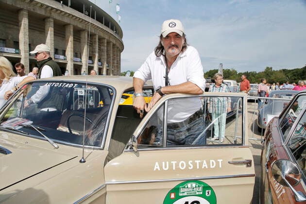 Andreas Hoppe with his Audi l Bj 1967 8 Hamburg Berlin Classics Rally 2015 Departure on 27 August 2015 at Olympic Stadium Berlin Copyright: xVISTAPRESS xLanaxYassi