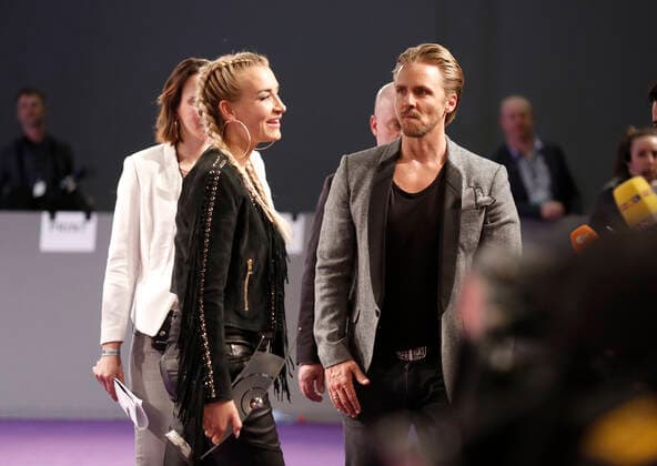 Sarah Connor with Husband Florian Fischer award Ceremony of Echo 2016 on 7 April 2016 in the Exhibition Berlin Copyright: x