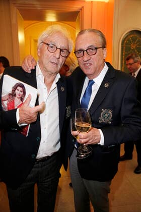 Günther Maria Halmer Alfred Draxler Eagles Charity golfers Night at Hotel de Rome on 24 April 2016 in Berlin Copyright: xVISTAPRESSx xG.xChlebarov