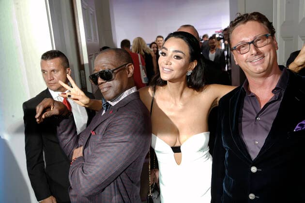 Wesley Snipes Verona Pooth Bernhard Fritsch Bertelsmann Party 2016 on 8 September in the Bertelsmann Representative Office in Berlin Copyright: x