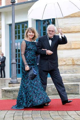 Günther Maria Halmer with Wife Claudia Opening the Richard Wagner Festival 2017 with the Premiere the Meistersinger from Nuremberg on 25 July 2017 at Festspielhaus in Bayreuth Copyright: x