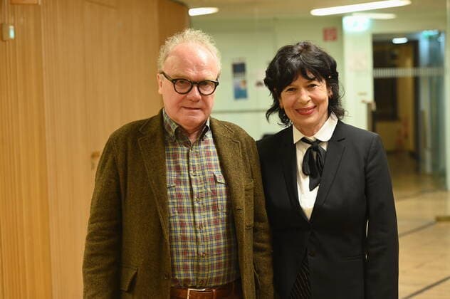 Writers Michael Köhlmeier and Monika Helfer read at Lit Cologne, the international literature festival