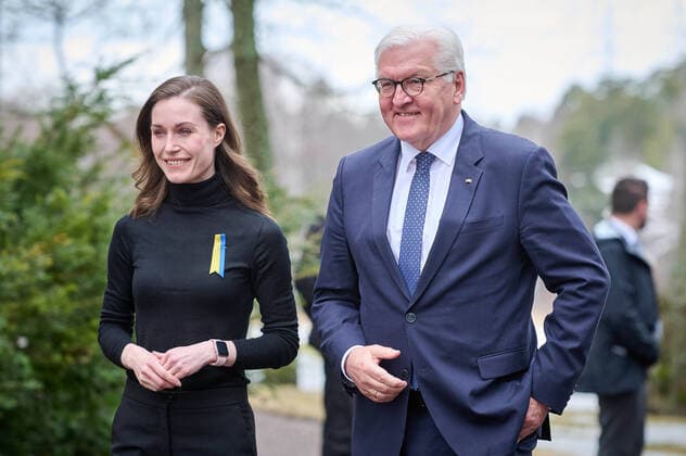 Trip of the Federal President to Helsinki in Finland Federal President Frank Walter Steinmeier SPD travels to Finland on 08 04 2022 for a working visit The program in Hels