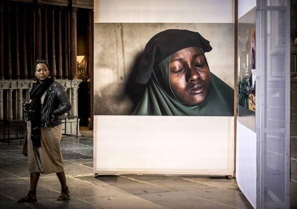 2022 04 14 11 56 54 AMSTERDAM The press preview of the World Press Photo Exhibition 2022 in the Nieuwe Kerk in Amsterdam The exhibition showcases the winning photos and productions of the annual World Press Photo press photography competition REMKO DE WAAL netherlands out belgium out  Copyright: xx x447095060x originalFilename: 447095060.jpg