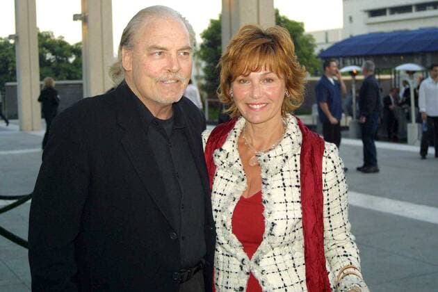 Stacy Keach and wife Malgosia Tomassi at The Talking Cure Special Performance in The Mark Taper Forum, Los Angeles, CA. 04-15-04 , 11010488.jpg, entertainment, person, fame, popular, people, star, event, celebrity, famous, talent,