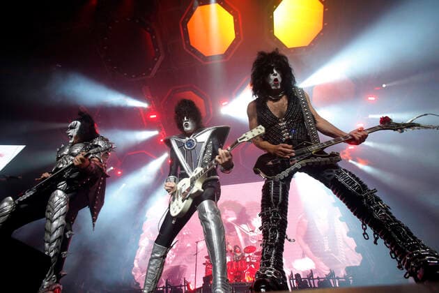 Santiago, April 20, 2022 The American band KISS will perform for the last time at the Movistar Arena during their End of the Road World Tour Jonnathan Oyarzun Aton Chile, Santiago Chile Aton 601354  Copyright: JONNATHANxOYARZUN ATONxCHILE