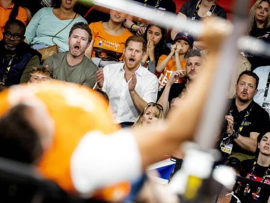 2022 04 21 15 00 15 THE HAGUE The Duke of Sussex, Prince Harry, attends weightlifting on the sixth day of the Invictus Games, an international sporting event for servicemen and veterans who have been psychologically or physically injured in their military service KOEN VAN WEEL netherlands out belgium out  Copyright: xx x447397166x originalFilename: 447397166.jpg