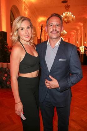 23 04 2022, Vienna Hofburg, ROMY Film u TV Prize, Gala award ceremony of the ORF u KURIER television prize in the picture Moritz Bleibtreu, Saskia de Tschaschell, ROMY Film u TV Prize