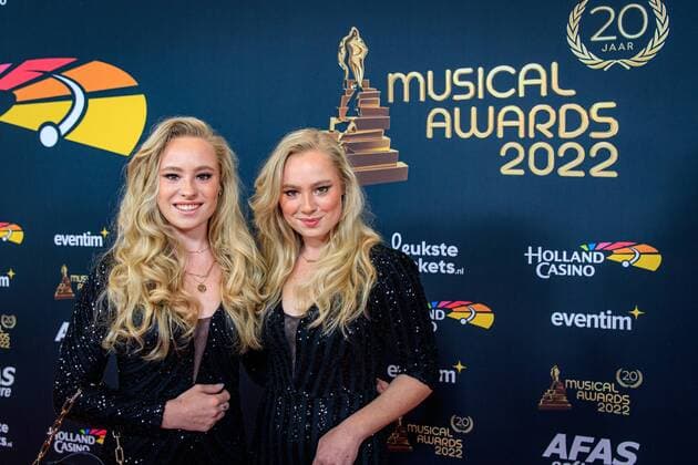2022 04 28 18 09 46 ROTTERDAM Mylene and Rosanne Waalewijn prior to the twentieth edition of the Musical Awards Gala in Rotterdam Ahoy The most important Dutch musical prizes were awarded during the event ANP KIPPA LEVIN DEN BOER netherlands out belgium out  Copyright: xx x447747737x originalFilename: 447747737.jpg