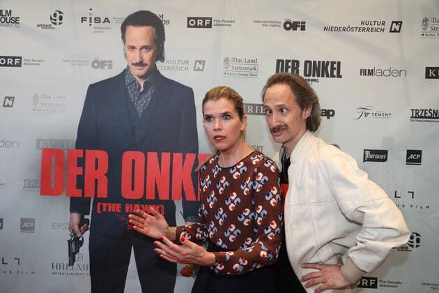 03 05 2022, Gartenbaukino, DER ONKEL THE HAWK Premiere , Michael Ostrowski Helmut Köppings new film event in the picture Anke Engelke, Michael Ostrowski, DER ONKEL THE HAWK Premiere