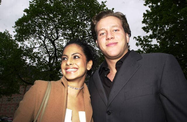 Mano Pooth, Bruder von Franjo, und Freundin Collien Fernandes als Gäste bei der Verlobung von Verona Feldbusch und Franjo Pooth in Hamburg, Deutschland 2002. Copyright: HartwigxValdmanis Nur redaktionelle Nutzung. Editorial usage only. UnitedArchivesVAL_72040332