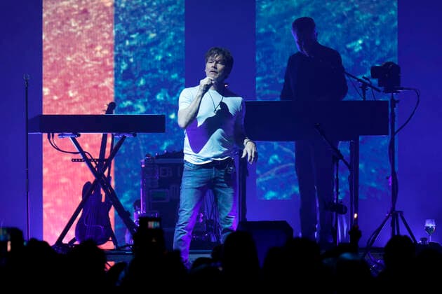 Singer Morten Harket from the Norwegian band A ha during their concert at Lanxess Arena Cologne, 15 05 2022 NRW Germany Copyright: xChristophxHardtx