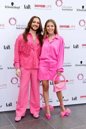 Riccardo Simonetti and Victoria Swarovski at the DKMS Life Charity Ladies Lunch at K21 Ständehaus Düsseldorf, 16 05 2022 Foto:xC.xHardtx xFuturexImage