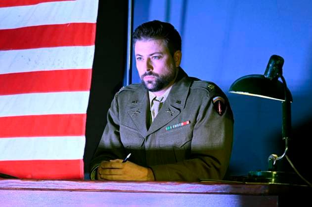 Felix von Jascheroff at the premiere of the play The Dachau Trials in the former prisoners kitchen of the Dachau Concentration Camp Memorial, 19 05 2022 Foto:xS.xAdamx xFuturexImage