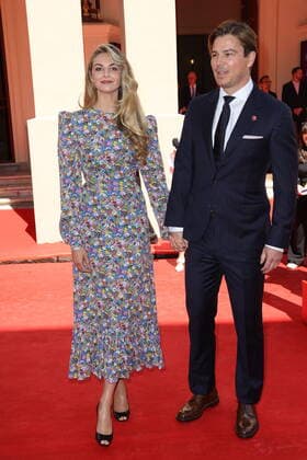 . 24 05 2022. London, United Kingdom. Josh Hartnett and Tamsin Egerton arriving at the Prince s Trust Awards in London.  xStephenxLockx xi-Imagesx IIM-23442-0014