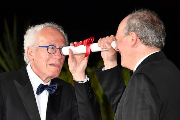 Jean Pierre Dardenne and Luc Dardenne with the 75 Film Festival Special Award for Tori et Lokita at the photocall with the award winners at the Festival de Cannes 2022 75 Cannes International Film Festival at the Palais des Festivals Cannes, 28 05 2022. Foto:xD.xBedrosianx xFuturexImage