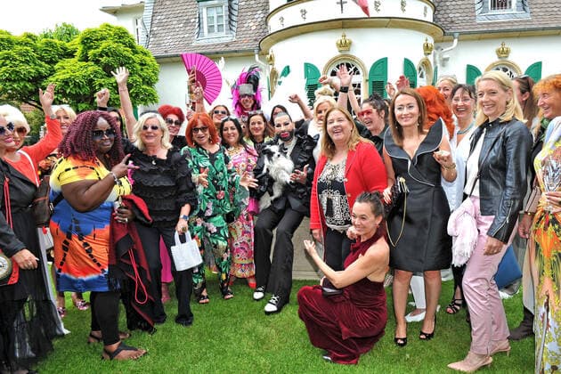 Birthday Garden Party at ChÃ¢teau POMPÖÖS Star designer Harald Glööckler on the occasion of his birthday garden party on 30 05 2022 at ChÃ¢teau POMPÖÖS Kirchheim Weinstraße 20220530MWI17936