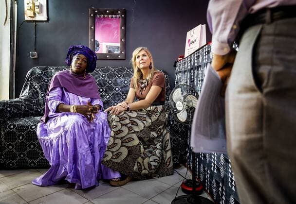 2022 06 15 12 39 12 DAKAR Queen Maxima during a visit to SudPay, a startup that offers payment solutions After Ivory Coast, Maxima visited Senegal in her role as the United Nations Secretary General s Special Advocate for Inclusive Finance for Development ANP KOEN VAN WEEL netherlands out belgium out  Copyright: xx x450476279x originalFilename: 450476279.jpg