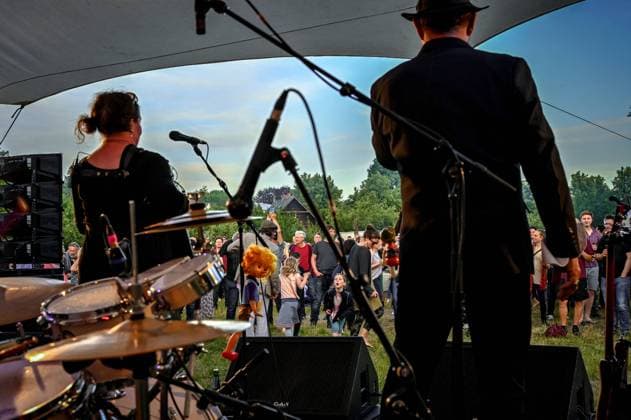 tourism music summer turn travel 21 06 2022 Potsdam state capital Brandenburg Fete de la Musique Russian Colony Nauener Vorstadt Museum Alexandrowka Band Off Beat, 44 Leningrad Russian Speed Folk Potsdam Alexandrowka Brandenburg Germany