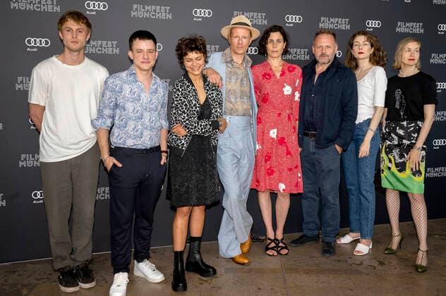 Ludwig Simon, Paul Zichner, Naemi Feitisch, Alexander Scheer, Nina Kunzendorf, Samuel Finzi, Amy Benkenstein and Valery Cheplanova at the premiere of the RTL TV series The House of Dreams at the 39 Filmfest München 2022 at the HFF Audimax München 27 06 2022 Foto:xN.xKolinzx xFuturexImage