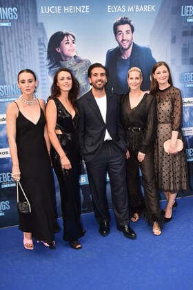 Peri Baumeister, Lucie Heinze, Elyas M Barek, Anika Decker and Alexandra Maria Lara at the Liebesdings Film Premiere on 28 06 2022 in Berlin Liebesdings Film Premiere in Berlin